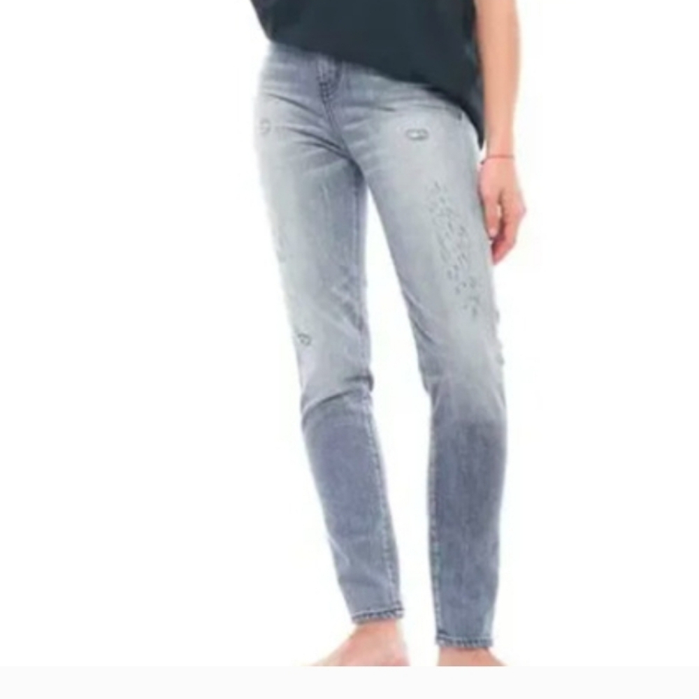 Free People SR vs. Sandrine Rose High Rise Jeans In 'Light Black' Size 26